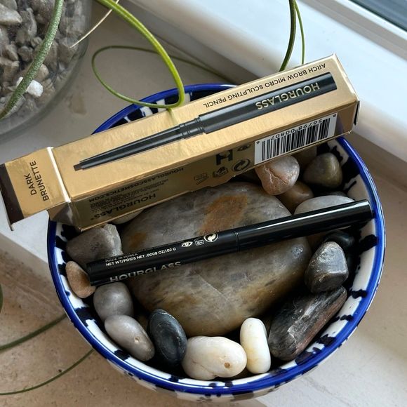 NIB HOURGLASS Arch Brow Micro Sculpting Eyebrow Pencil Travel Size Dark Brunette - Picture 8 of 11